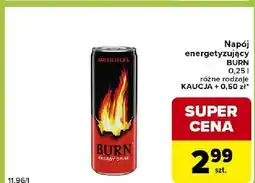 Carrefour Express Napój energetyzujący Burn różne rodzaje oferta