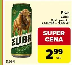 Carrefour Express Piwo Żubr puszka oferta
