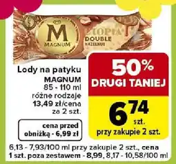 Carrefour Express Lody na patyk magnum classic oferta