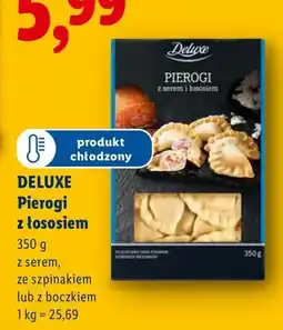 Lidl Pierogi z łososiem z serem oferta