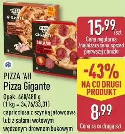 ALDI Pizza Gigante capricciosa z szynką jałowcową lub z salami wołowym oferta