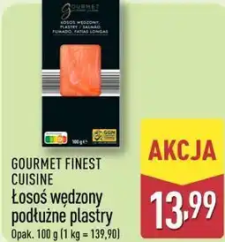 ALDI Łosoś wędzony podłużne plastry Opak. 100 g (1 kg = 139,90) oferta