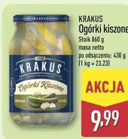 ALDI Ogórki kiszone Krakus oferta