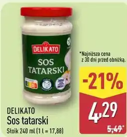 ALDI Sos tatarski Delikato oferta