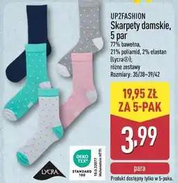 ALDI Skarpety damskie, 5 par oferta