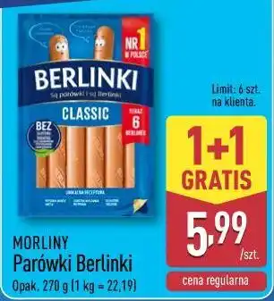 ALDI Parówki Berlinki oferta