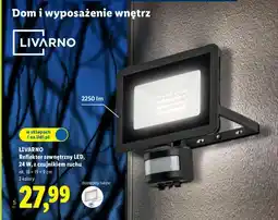 Lidl Reflektor zewnętrzny LED, 24 W, z czujnikiem ruchu oferta