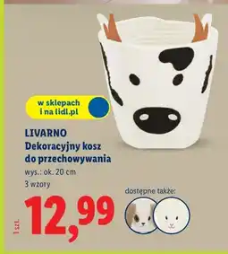 Lidl Dekoracyjny kosz do przechowywania oferta
