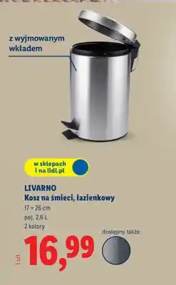 Lidl Kosz na śmieci łazienkowy oferta