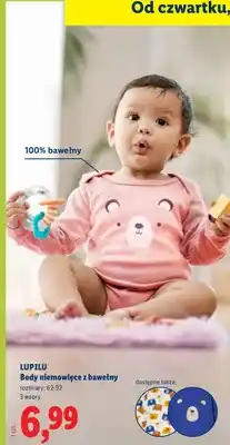 Lidl Body niemowlęce z bawełny oferta