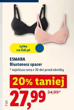 Lidl Biustonosz spacer oferta