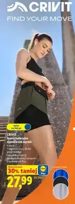Lidl Szorty funkcyjne damskie lub męskie oferta