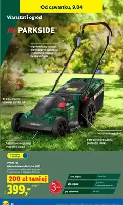 Lidl Akumulatorowa kosiarka, 40 V oferta