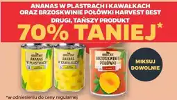 Netto ANANAS W PLAISTRACH I KAWAŁKACH ORAZ BRZOSKWINIE POŁÓWKI HARVEST BEST oferta
