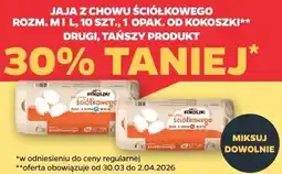 Netto Jaja z chowu ściółkowego rozm. M i L, 10 szt., 1 opak oferta