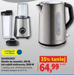 Lidl Blender do smoothie, 300 W, lub czajnik elektryczny, 3000 W oferta