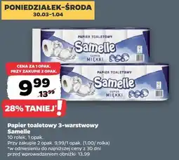 Netto Papier toaletowy 3-warstwowy Samelle oferta