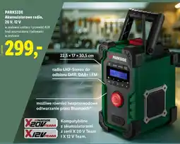 Lidl Akumulatorowe radio, 20 V, 12 V oferta