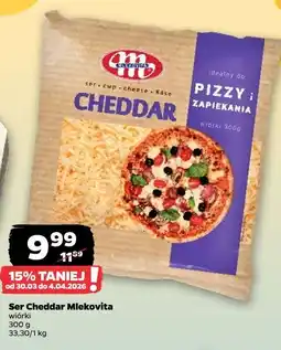 Netto Ser Cheddar Mlekovita wiórki oferta