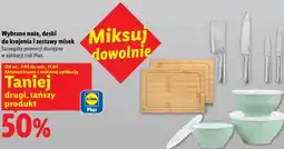 Lidl Wybrane noże, deski do krojenia i zestawy misek oferta