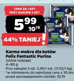 Netto Karma mokra dla kotów Felix Fantastic Purina oferta