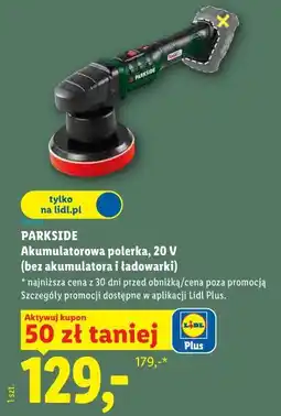 Lidl Akumulatorowa polerka, 20 V (bez akumulatora i ładowarki) oferta