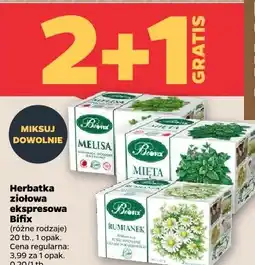 Netto Herbatka ziołowa ekspresowa Bifix oferta