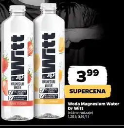 Netto Woda Magnesium Water Dr Witt (różne rodzaje) oferta