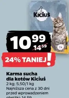 Netto Karma sucha dla kotów Kiciuś oferta
