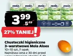 Netto Chusteczki higieniczne 3-warstwowe Mola Aloes oferta