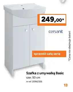 Bricoman Szafka z umywalką Cersanit oferta