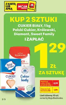 Biedronka Cukier Polski Cukier oferta