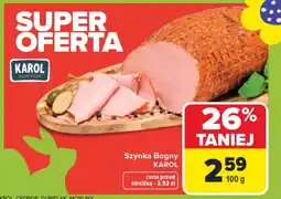 Carrefour Szynka Karol oferta