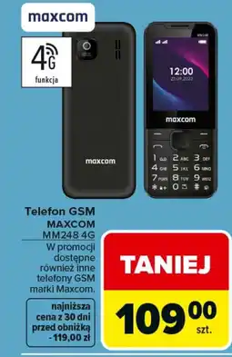 Carrefour Telefon Maxcom oferta