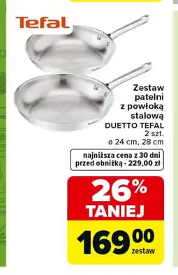 Carrefour Zestaw patelni Tefal oferta