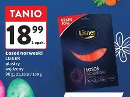 Intermarche Łosoś norweski Lisner plastry wędzony oferta