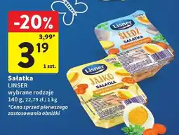 Intermarche Sałatka Lisner wybrane rodzaje oferta
