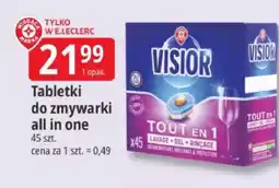 E.Leclerc Tabletki do zmywarki all in one oferta