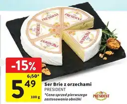 Intermarche Ser Brie z orzechami oferta