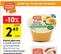Intermarche Pasta jajeczna ze szczypiorkiem oferta