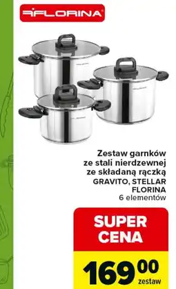 Carrefour Zestaw garnków Florina oferta