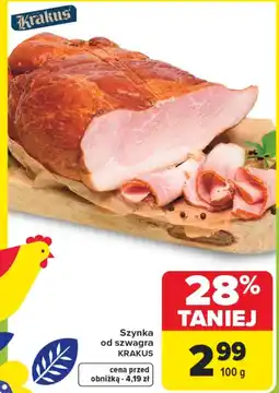 Carrefour Szynka Krakus oferta