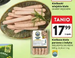 Intermarche Kiełbasa biała parzona z indyka wielkopolski indyk oferta