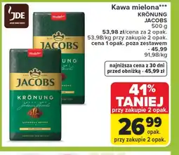 Carrefour Kawa mielona Jacobs oferta