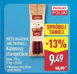 ALDI Kabanosy Wędliniarnia oferta