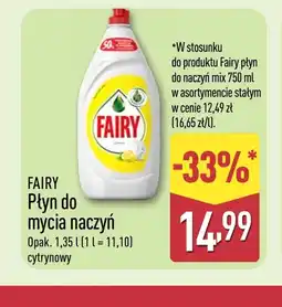 ALDI Płyn do naczyń Fairy oferta