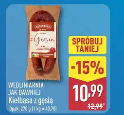ALDI Kiełbasa Wędliniarnia oferta