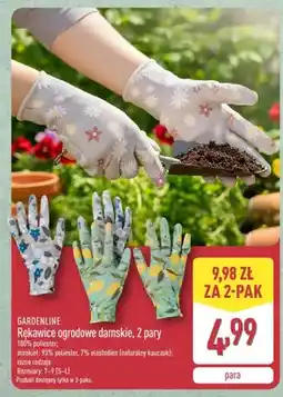 ALDI Rękawice ogrodowe damskie oferta