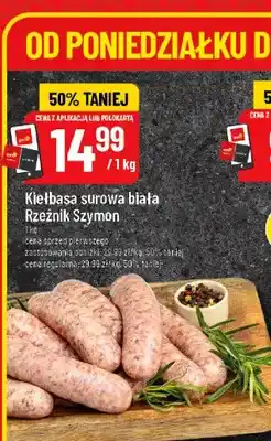 Polomarket Kiełbasa surowa biała Rzeźnik Szymon oferta