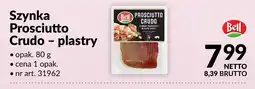 Makro Szynka Prosciutto Crudo - plastry Bell oferta